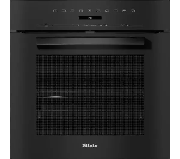 Piekarniki do zabudowy - Miele VitroLine H 7260 BP Termoobieg Czarny