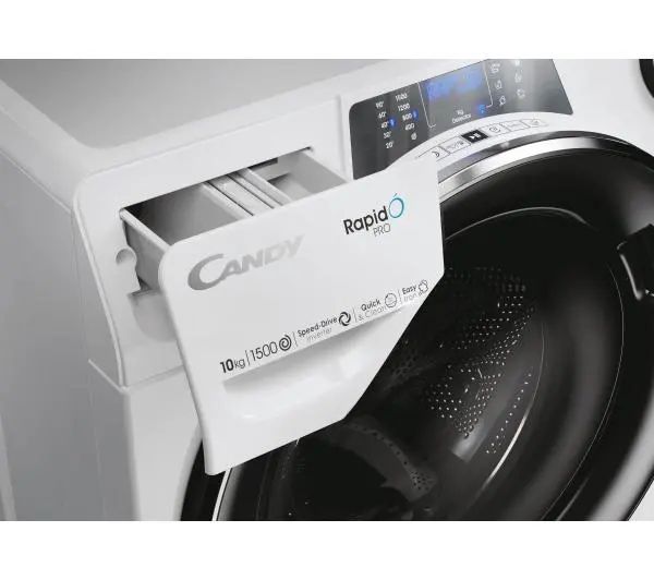 Candy RapidO Pro RP 5106BWMBC/1-S 10kg 1500obr/min Zdalne sterowanie - DRUGI -30%, ALBO 5-TY ZA 1ZŁ - Kup na Raty - RRSO 0%