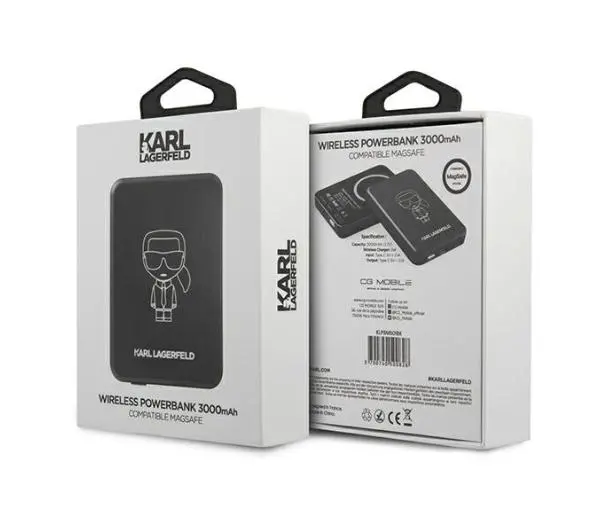 Karl Lagerfeld KLPBMSOIBK 3000mAh MagSafe