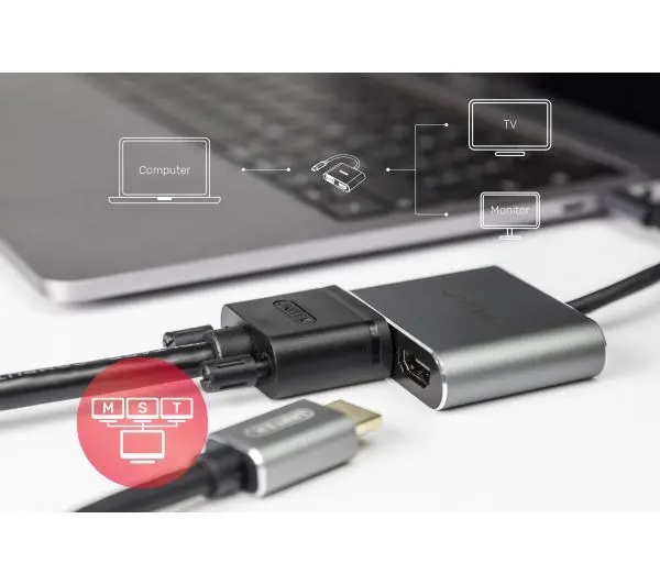 Unitek D1049A, USB-C, HDMI, VGA, USB-A, PD 100W