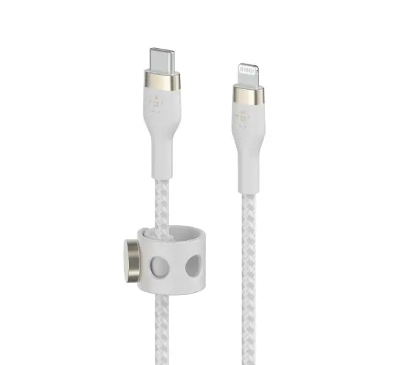 Belkin BoostCharge PRO Flex USB-C do Lightning 3m Biały