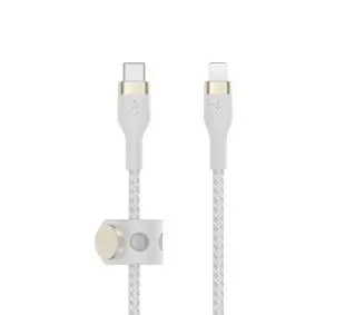 Belkin BoostCharge PRO Flex USB-C do Lightning 3m Biały