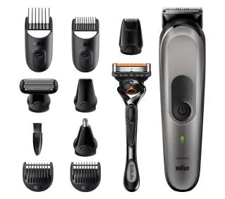 Braun MGK7320 BLK/SILV 8 nasadek 100min - Kup na Raty - RRSO 0%