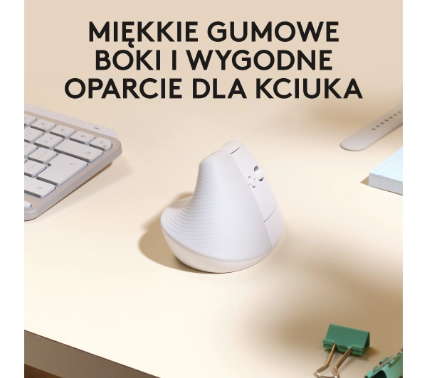 Logitech Lift dla Mac Biały