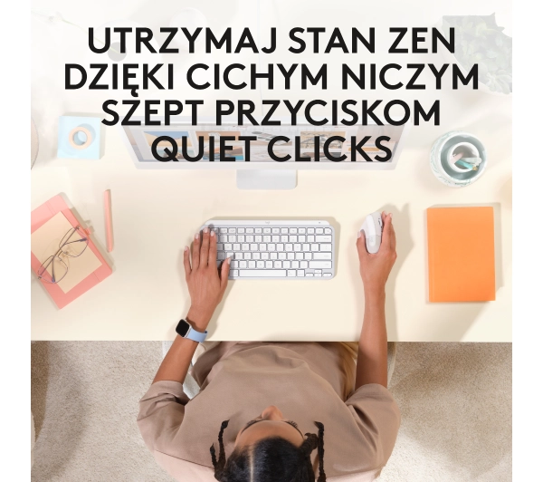 Logitech Lift dla Mac Biały