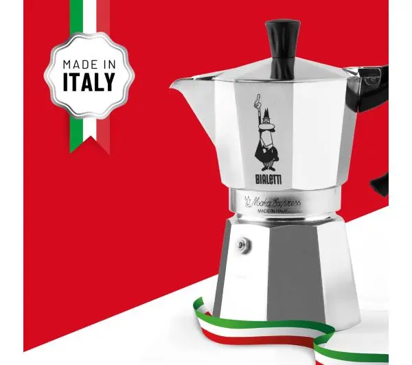 Bialetti Moka Express 6tz 300ml Srebrny