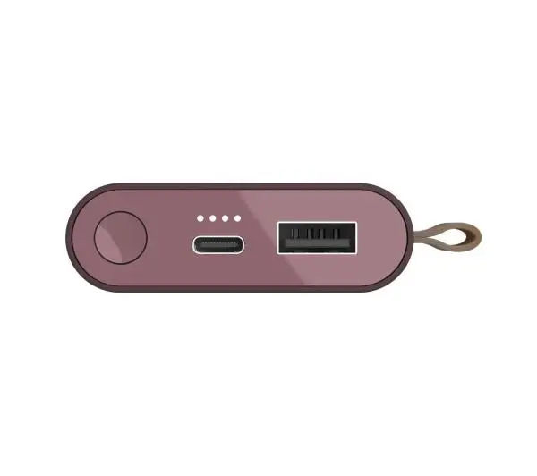 Fresh 'n Rebel 6000mAh USB-C Deap mauve