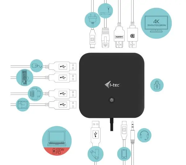 i-Tec C31HDMIDPDOCKPD65 - Kup na Raty - RRSO 0%