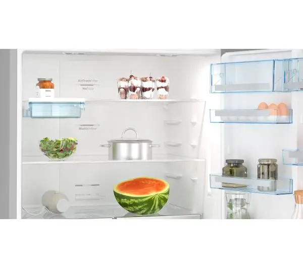 Bosch Serie 6 KGN86AIDR Pełny No Frost 186cm Szuflada z kontrolą wilgotności Srebrny - DRUGI -30%, ALBO 5-TY ZA 1ZŁ - Kup na Raty - RRSO 0%