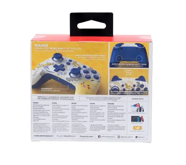 PowerA Enhanced NANO Pokemon Pikachu School Days do Nintendo Switch Bezprzewodowy