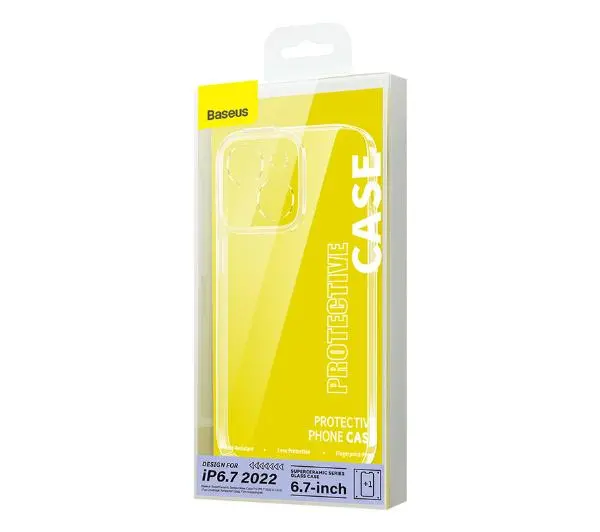 Baseus SuperCeramic do iPhone 14 Plus przeźroczyste