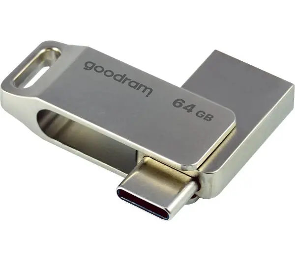 GoodRam ODA3 64GB USB 3.2 Typ C / USB 3.2 Srebrny