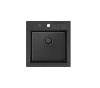 Quadron HCQP5052BLM_PC Peter 110 Granitowy Czarny mat - DRUGI -30%, ALBO 5-TY ZA 1ZŁ - Kup na Raty - RRSO 0%