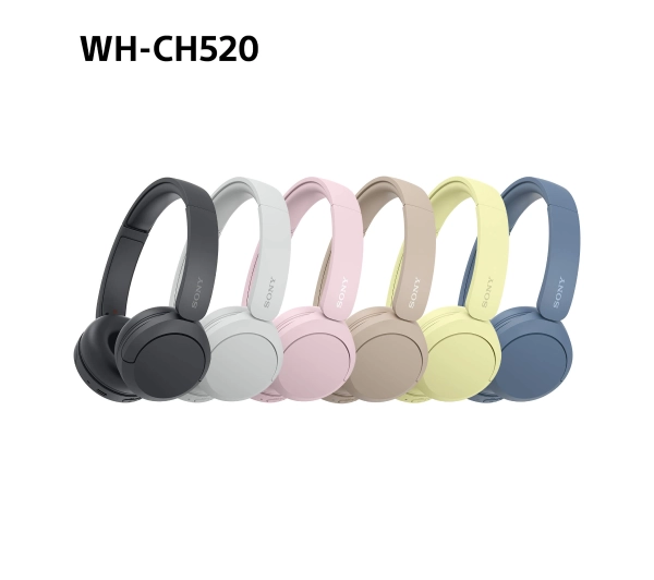 Sony WH-CH520 Nauszne Bluetooth 5.2 Biały - ⚡ BESTSELLERY ⚡