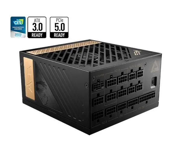 MSI MEG Ai1300P PCIE5 1300W 80+ Platinum Czarny - Kup na Raty - RRSO 0%