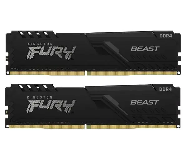 Kingston FURY Beast DDR4 64GB (2 x 32GB) 3600 CL18 Czarny