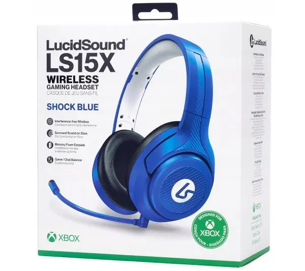 LucidSound LS15X Nauszne Niebieski