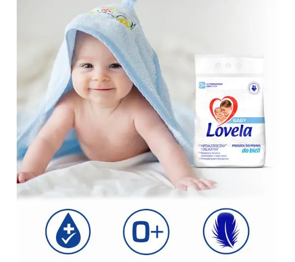 Lovela Baby do bieli 41 prań 4,1kg