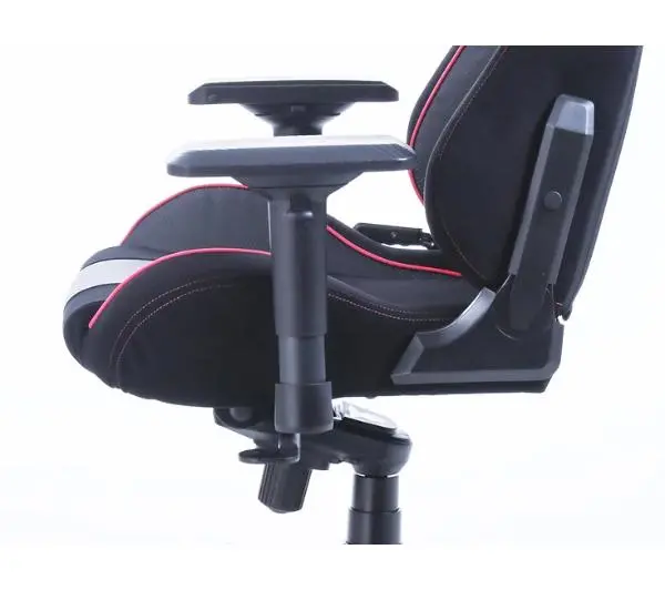 OCPC Gaming Fuoco Gamingowy do 150kg Skóra ECO Zamsz Czarno-czerwony - Kup na Raty - RRSO 0%