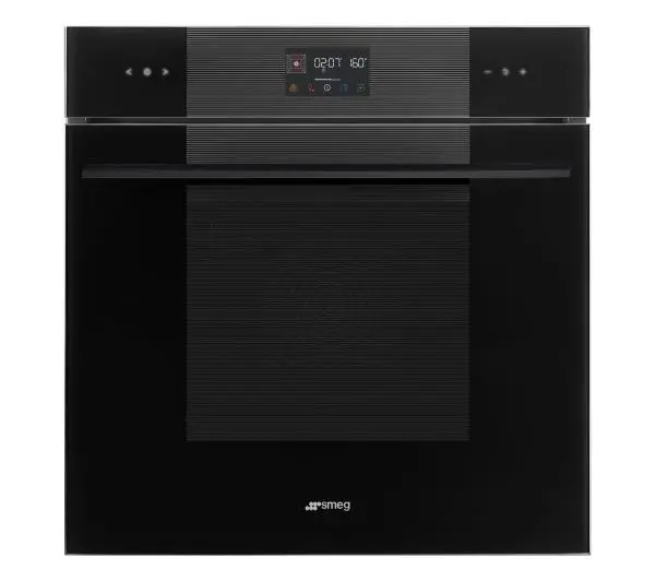 Piekarniki do zabudowy - Smeg Linea SO6102TB3 Termoobieg AirFry Czarny