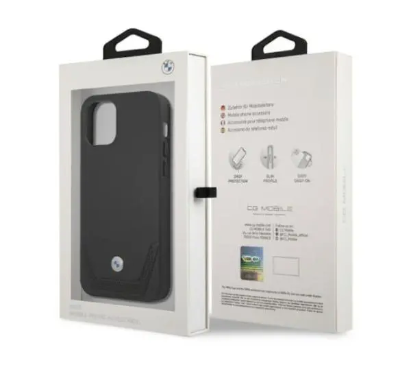 BMW Leather Perforate BMHCP12MRSWPK do iPhone 12 /12 Pro