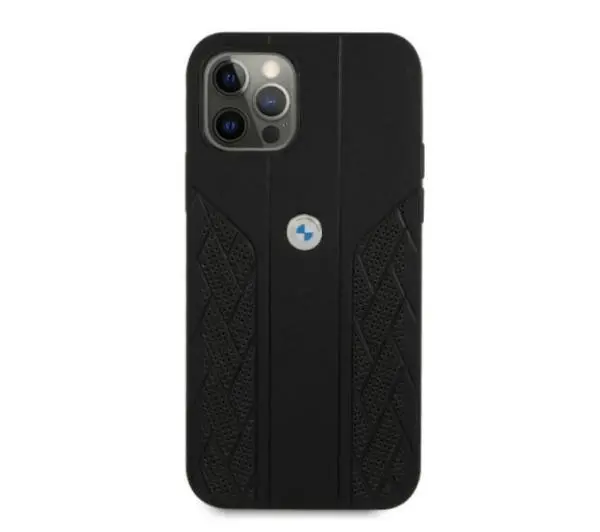 BMW Leather Curve Perforate BMHCP12MRSPPK do iPhone 12 /12 Pro