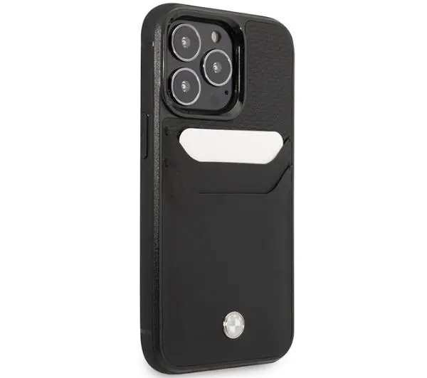 BMW Leather Card Slot BMHCP14X22RSEPK do iPhone 14 Pro Max