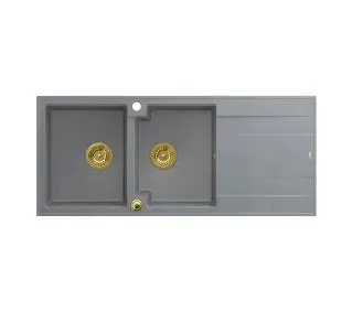 Quadron HQE11650U5_PVDG1 P2O Evan 121 Granitowy Szary/Złoty - DRUGI -30%, ALBO 5-TY ZA 1ZŁ - Kup na Raty - RRSO 0%