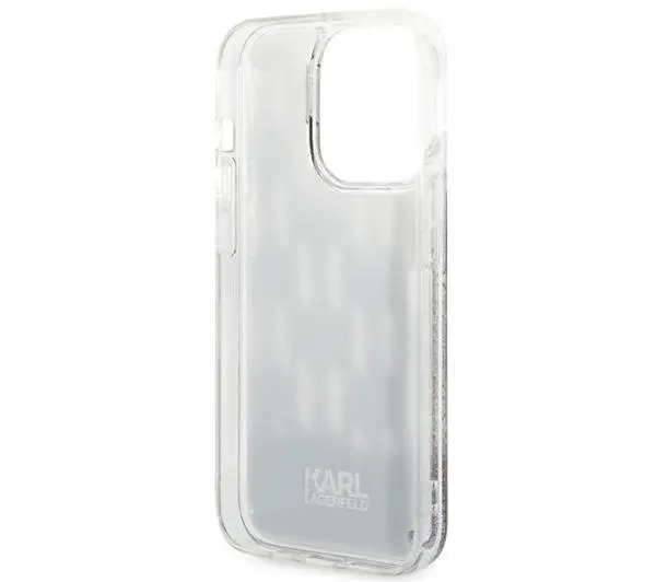 Karl Lagerfeld Liquid Glitter Monogram KLHCP14LLMNMK do iPhone 14 Pro