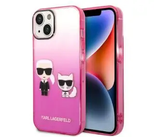 Karl Lagerfeld Gradient Ikonik Karl & Choupette KLHCP14MTGKCP do iPhone 14 Plus
