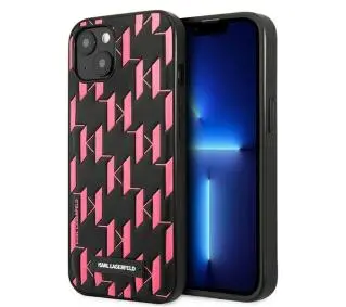 Karl Lagerfeld Monogram Plaque KLHCP13SMNMP1P do iPhone 13 mini