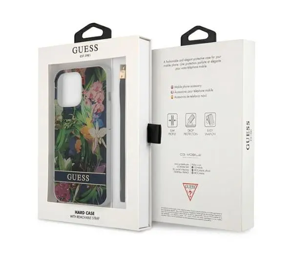 Guess Flower Strap GUHCP13XHFLSB do iPhone 13 Pro Max