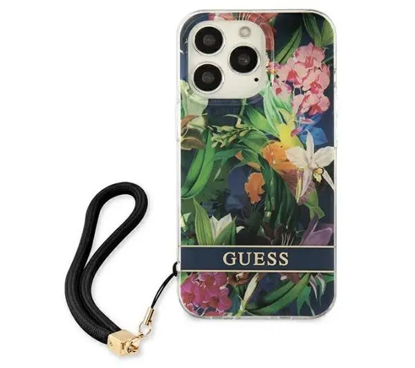 Guess Flower Strap GUHCP13XHFLSB do iPhone 13 Pro Max