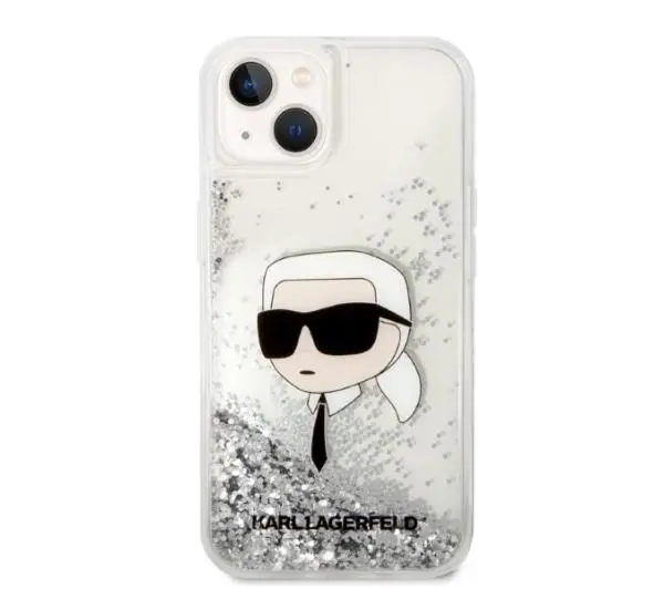 Karl Lagerfeld Glitter Karl Head KLHCP14MLNKHCH do iPhone 14 Plus