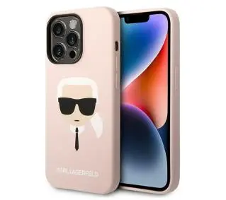 Karl Lagerfeld Silicone Karl`s Head Magsafe KLHMP14XSLKHLP do iPhone 14 Pro Max