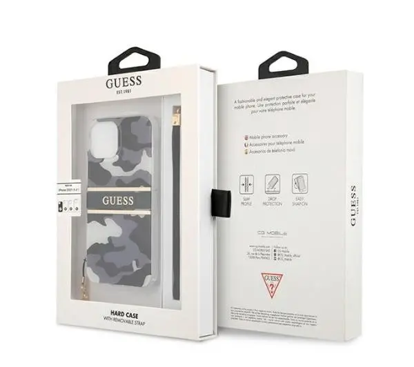 Guess Camo Strap Collection GUHCP13MKCABBK do iPhone 13