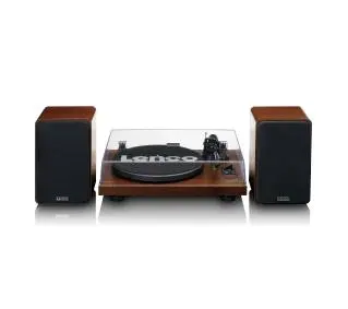 Lenco LS-600WA Automatyczny Napęd paskowy Przedwzmacniacz Bluetooth Orzech + glośniki - Kup na Raty - RRSO 0%
