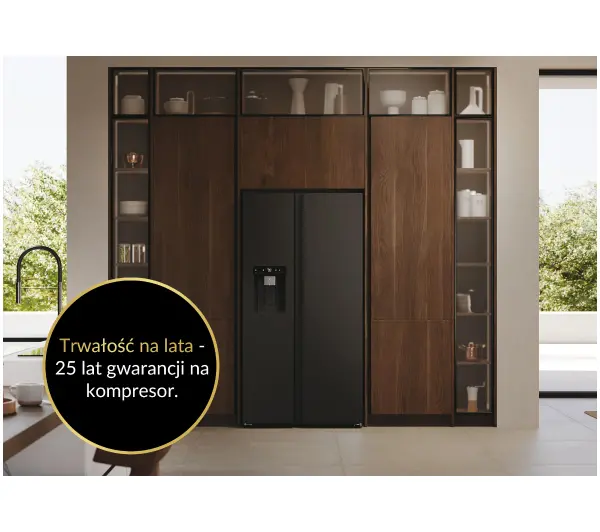 Haier Seria 7 HSW79F18DIPT Pełny No Frost 177,5cm Dystrybutor wody Zdalne sterowanie Czarny łupkowy - Kup na Raty - RRSO 0%