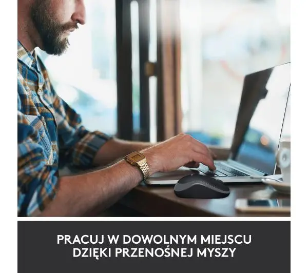 Logitech M185 Czarno-szary