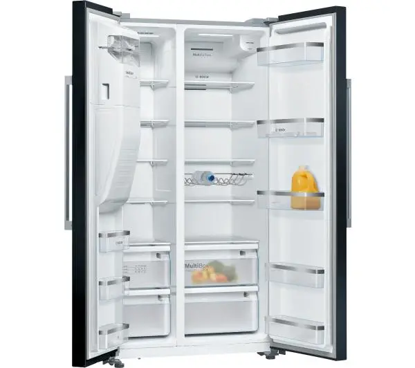 Bosch Serie 6 KAD93ABEP Pełny No Frost 178,7cm Dystrybutor wody Czarny - TRZECI -55%, ALBO 5-TY ZA 1ZŁ - Kup na Raty - RRSO 0%