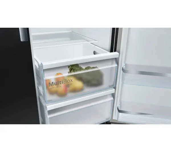 Bosch Serie 6 KAD93ABEP Pełny No Frost 178,7cm Dystrybutor wody Czarny - TRZECI -55%, ALBO 5-TY ZA 1ZŁ - Kup na Raty - RRSO 0%