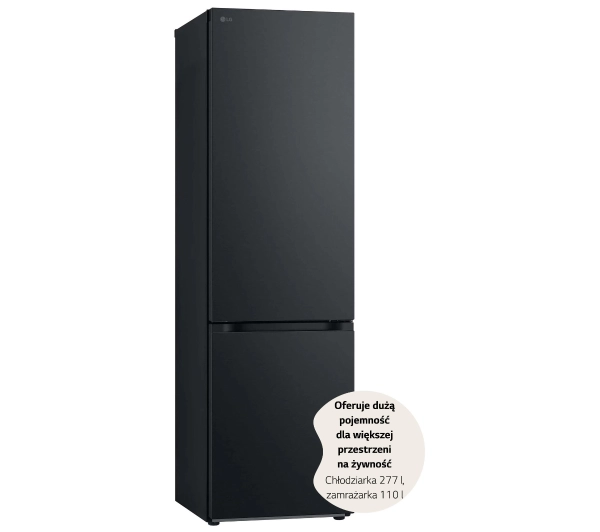 LG GBV7280DEV Pełny No Frost 203cm Szuflada z kontrolą wilgotności Ciemny grafit stal - Kup na Raty - RRSO 0%
