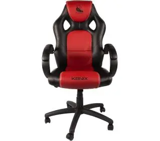 Konix Jotun Gamingowy do 120kg Skóra ECO Czarno-czerwony - Kup na Raty - RRSO 0%