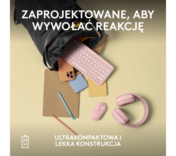 Logitech Pebble 2 Różowy
