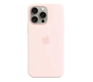 Apple silikonowe z MagSafe do iPhone 15 Pro Max Jasno-różowy