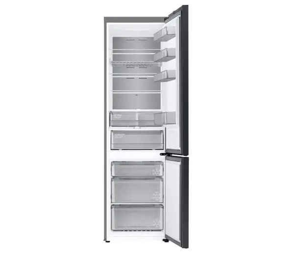 Samsung Bespoke RB38C7B5DB1 Funkcje AI Pełny No Frost 203cm Szuflada z kontrolą wilgotności Zdalne sterowanie Grafitowa Stal - Kup na Raty - RRSO 0%