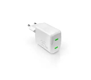 Puro MiniPro GaN 2x USB-C 35W PD Biały