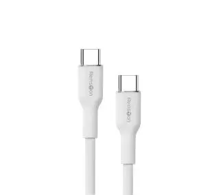 Reinston EKT49 USB-C do USB-C SOFT 65W 1,5m Biały - ⚡ BESTSELLERY ⚡