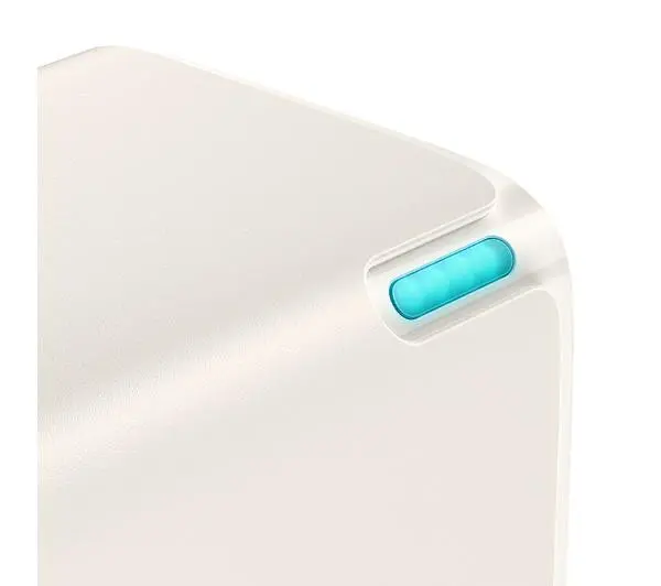 Baseus GaN5 2x USB-C + USB 65W + kabel 1m Biały