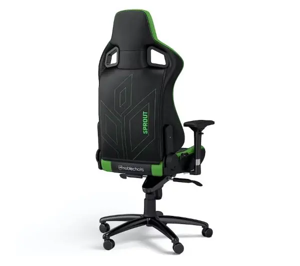 Noblechairs EPIC Sprout Edition Gamingowy do 120kg Skóra ECO Czarno-zielony - Kup na Raty - RRSO 0%
